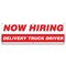 Signmission Now Hiring Delivery Truck Drivers Banner Apply Inside Accepting Application Single Sided B-72-30230 - alternate 1